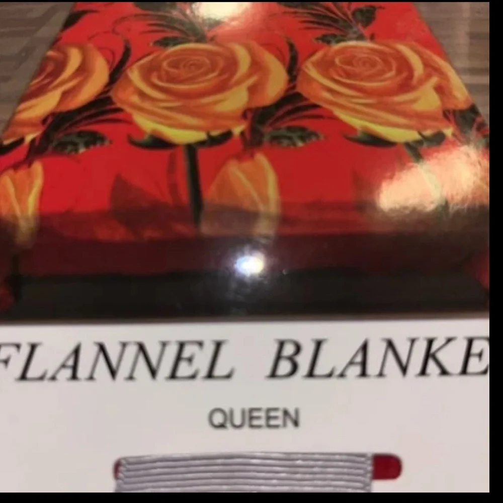 Queen Size Flannel Plush Soft Cozy & Lightweight Great For All Yr Round NWT